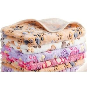 Manta suave y cálida de franela polar‎ para mascotas gatos y perros PEQUEÑA 4